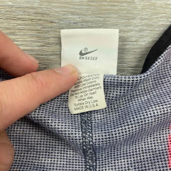 Vintage 80s 90s White Red Mens M‎ Tank Top Spellout Swoosh Sporty Gym Muscle Tee - Picture 9 of 9